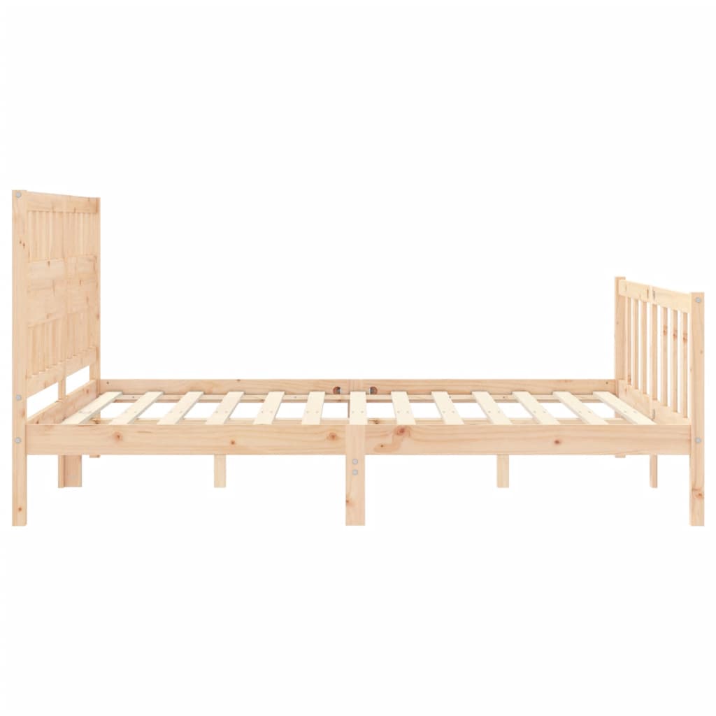 8720845976019_g_en_hd_5 vidaXL Bed Frame without Mattress 150x200 cm Solid Wood Pine - Image 7