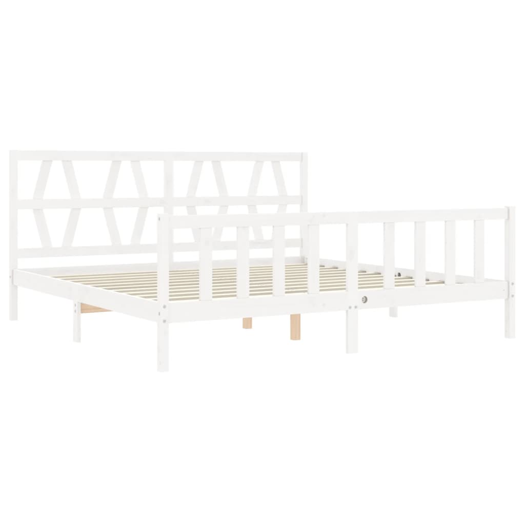 8720845976774_g_en_hd_3 vidaXL Bed Frame without Mattress White 183x203 cm King Solid Wood Pine - Image 5