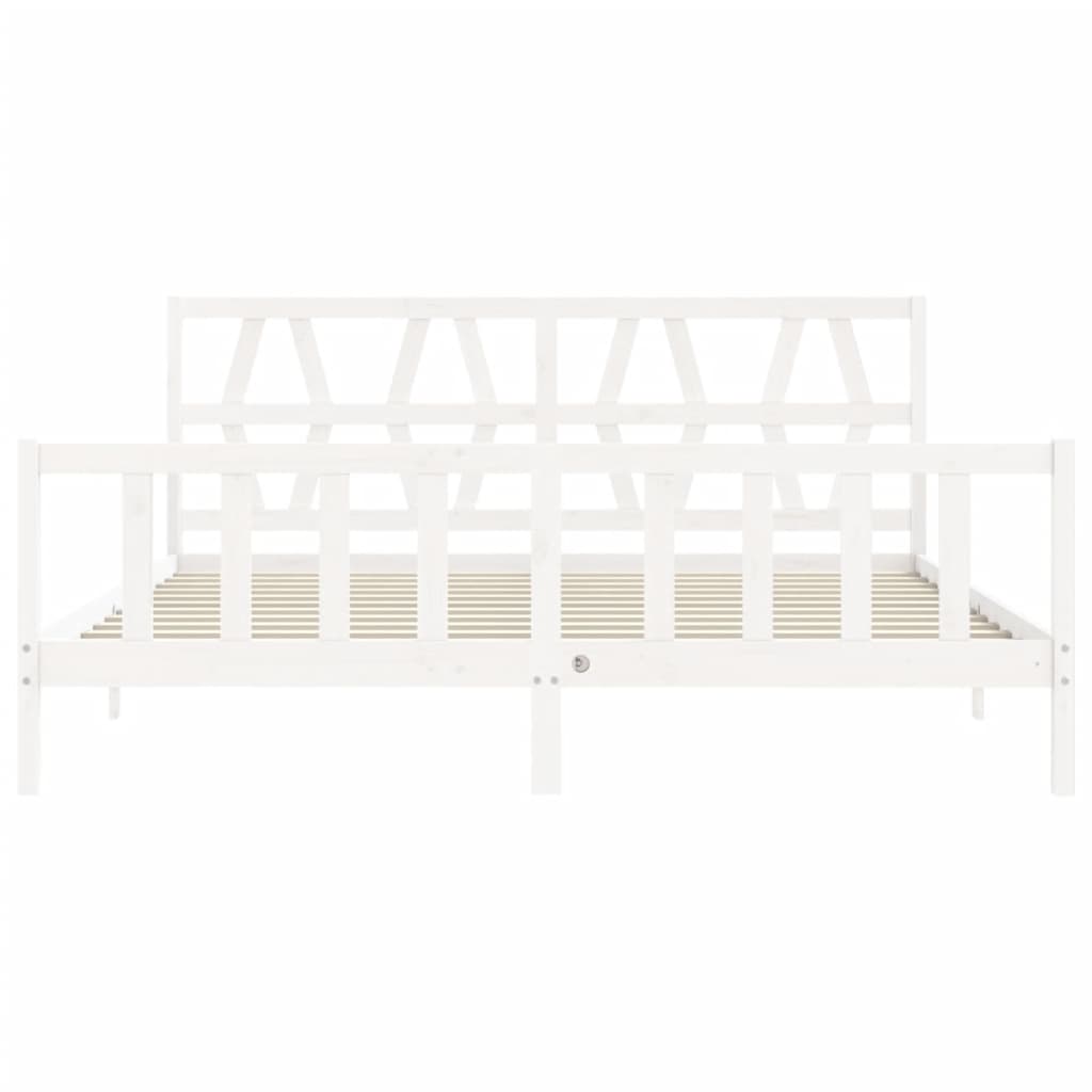 8720845976774_g_en_hd_4 vidaXL Bed Frame without Mattress White 183x203 cm King Solid Wood Pine - Image 6