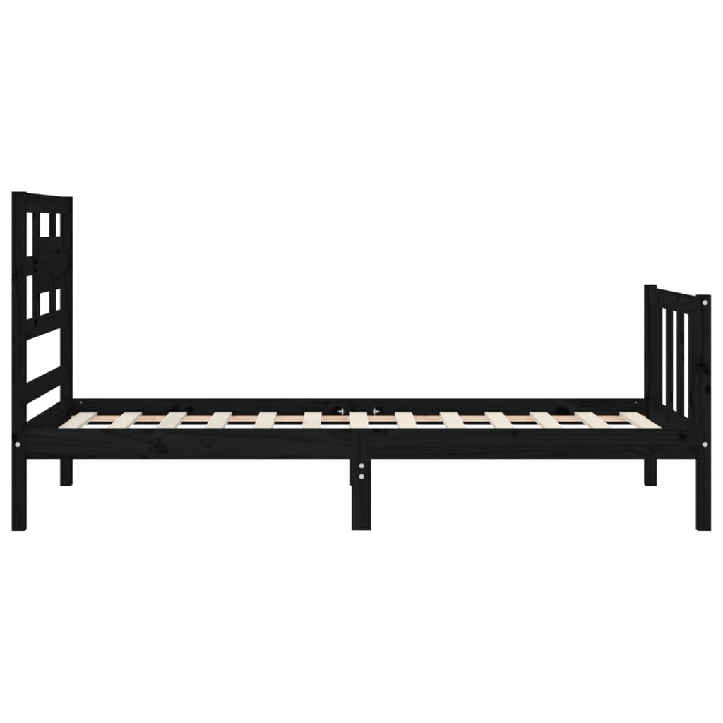 8720845976958_g_en_hd_5 vidaXL Bed Frame without Mattress Black 90x190 cm Solid Wood Pine - Image 7