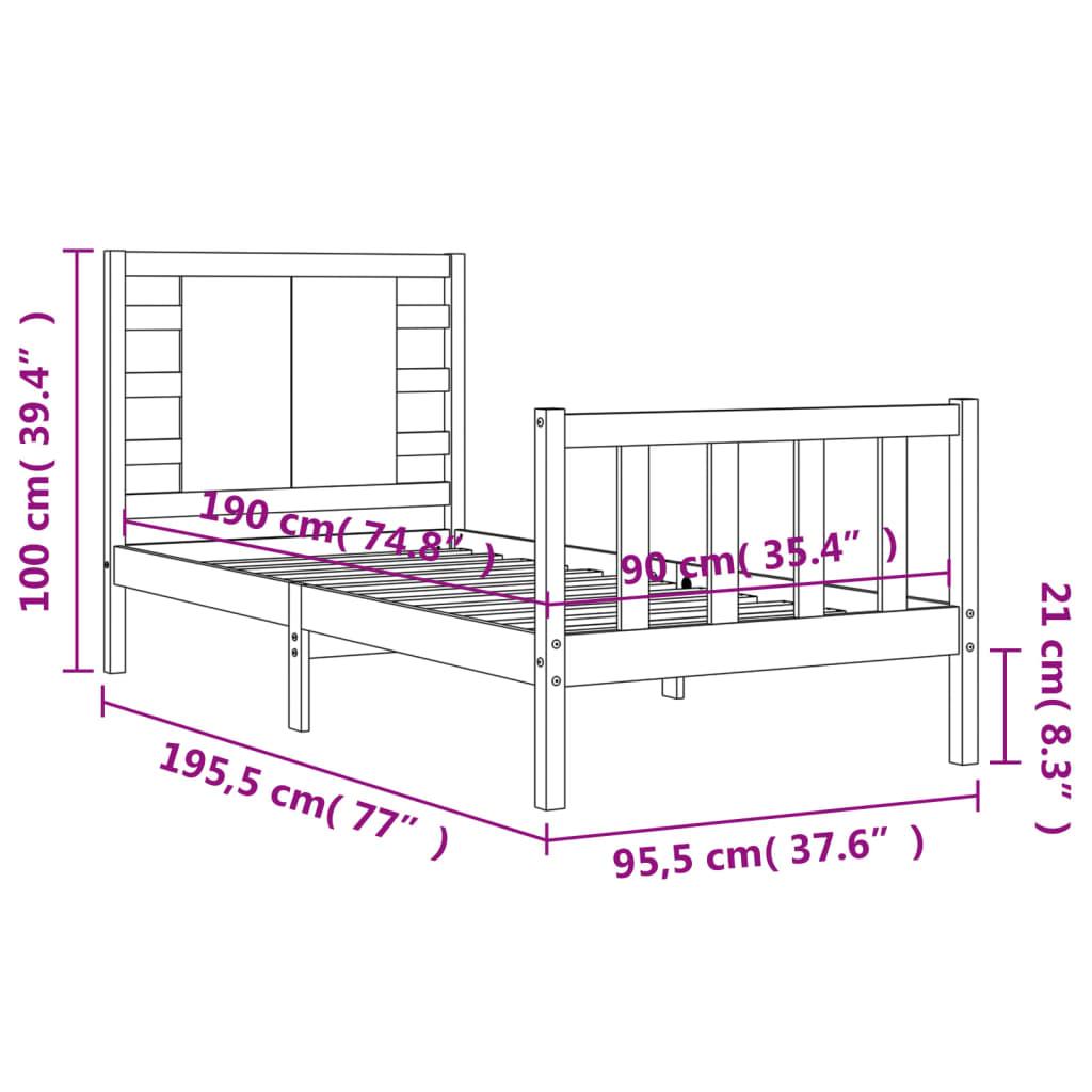 8720845979515_g_en_hd_10 vidaXL Bed Frame without Mattress 90x190 cm Solid Wood Pine - Image 12