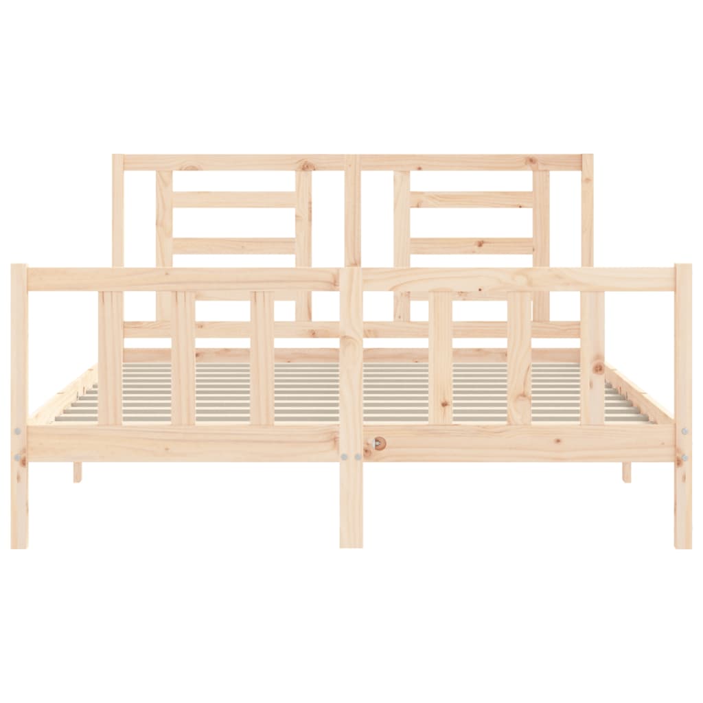 8720845980566_g_en_hd_4 vidaXL Bed Frame without Mattress 150x200 cm Solid Wood Pine - Image 6