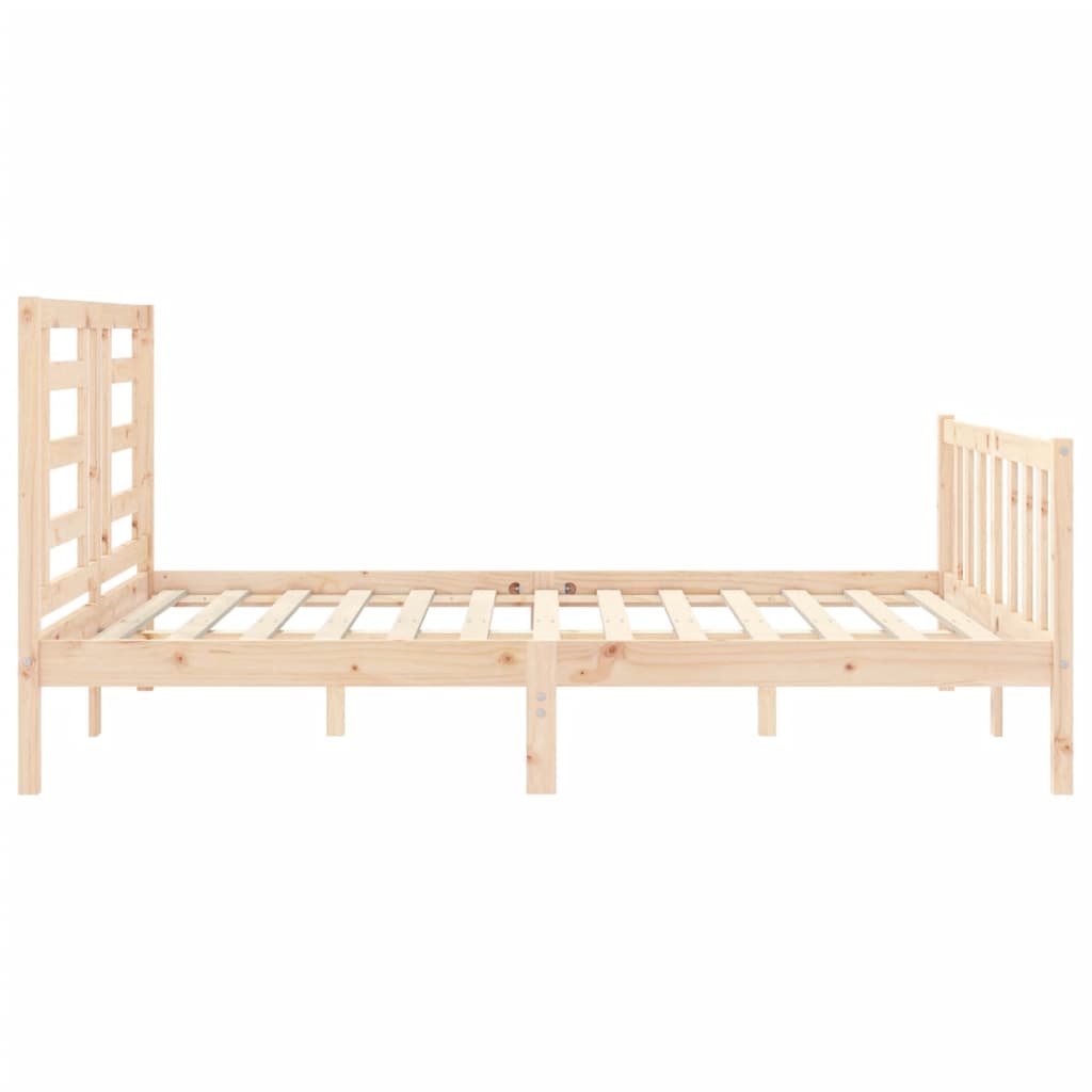 8720845980566_g_en_hd_5 vidaXL Bed Frame without Mattress 150x200 cm Solid Wood Pine - Image 7
