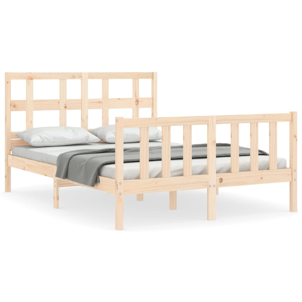 8720845981563_a_en_hd_1 vidaXL Bed Frame without Mattress 135x190 cm Solid Wood Pine - Image 2