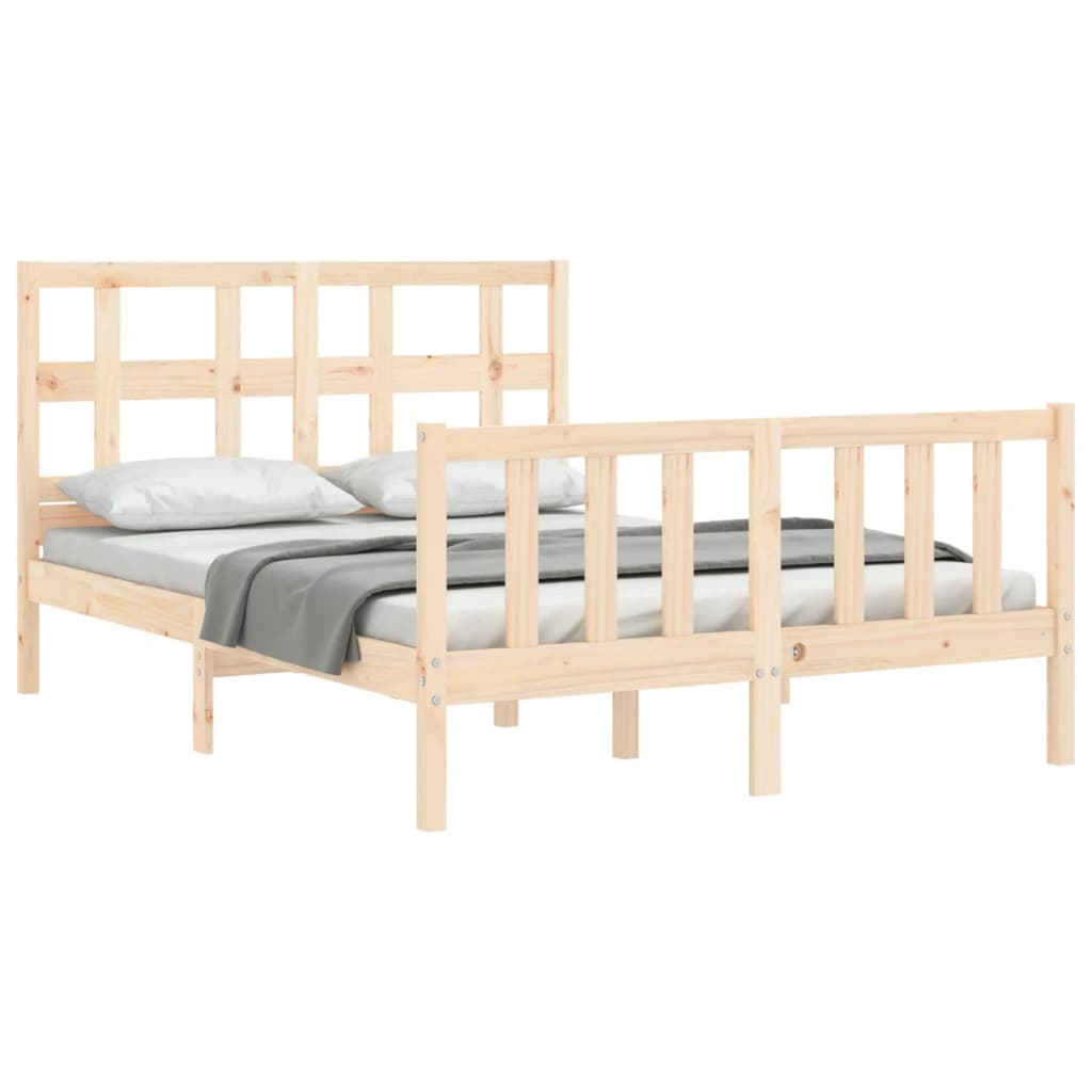 8720845981563_g_en_hd_2 vidaXL Bed Frame without Mattress 135x190 cm Solid Wood Pine - Image 4