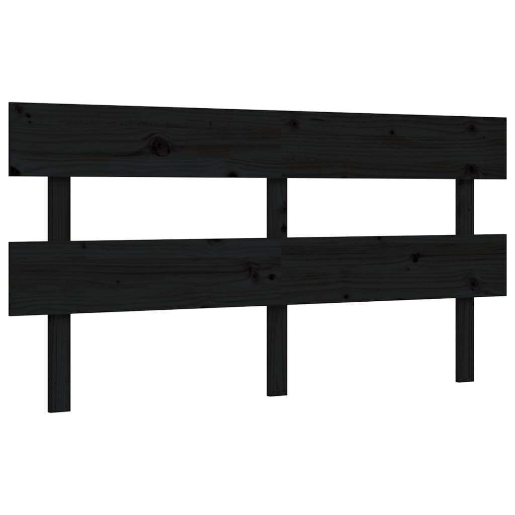8720845984502_g_en_hd_6 vidaXL Bed Frame without Mattress Black 150x200 cm Solid Wood Pine - Image 8