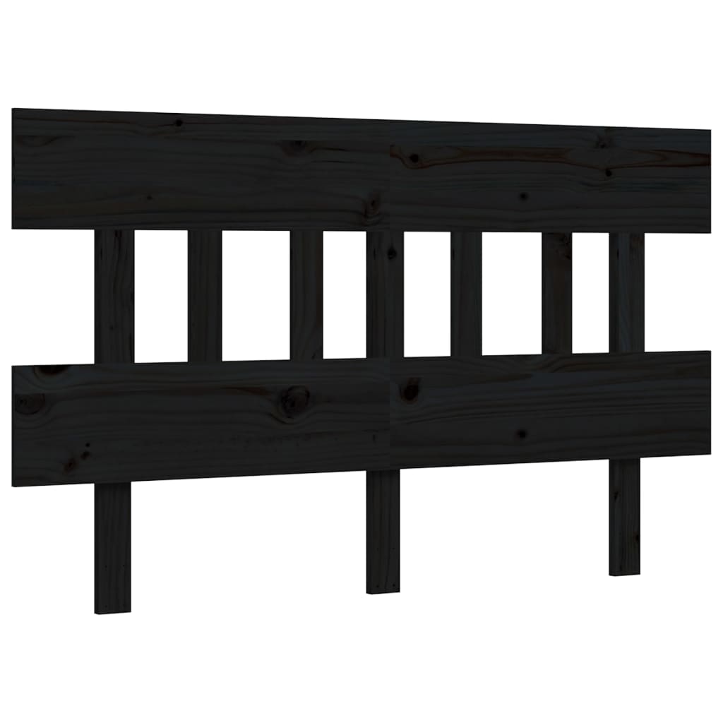 8720845984854_g_en_hd_6 vidaXL Bed Frame without Mattress Black 135x190 cm Solid Wood Pine - Image 8