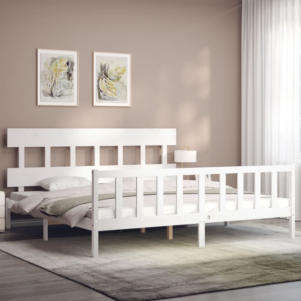 8720845985226_g_en_hd_1 vidaXL Bed Frame without Mattress White 183x203 cm King Solid Wood Pine - Image 3
