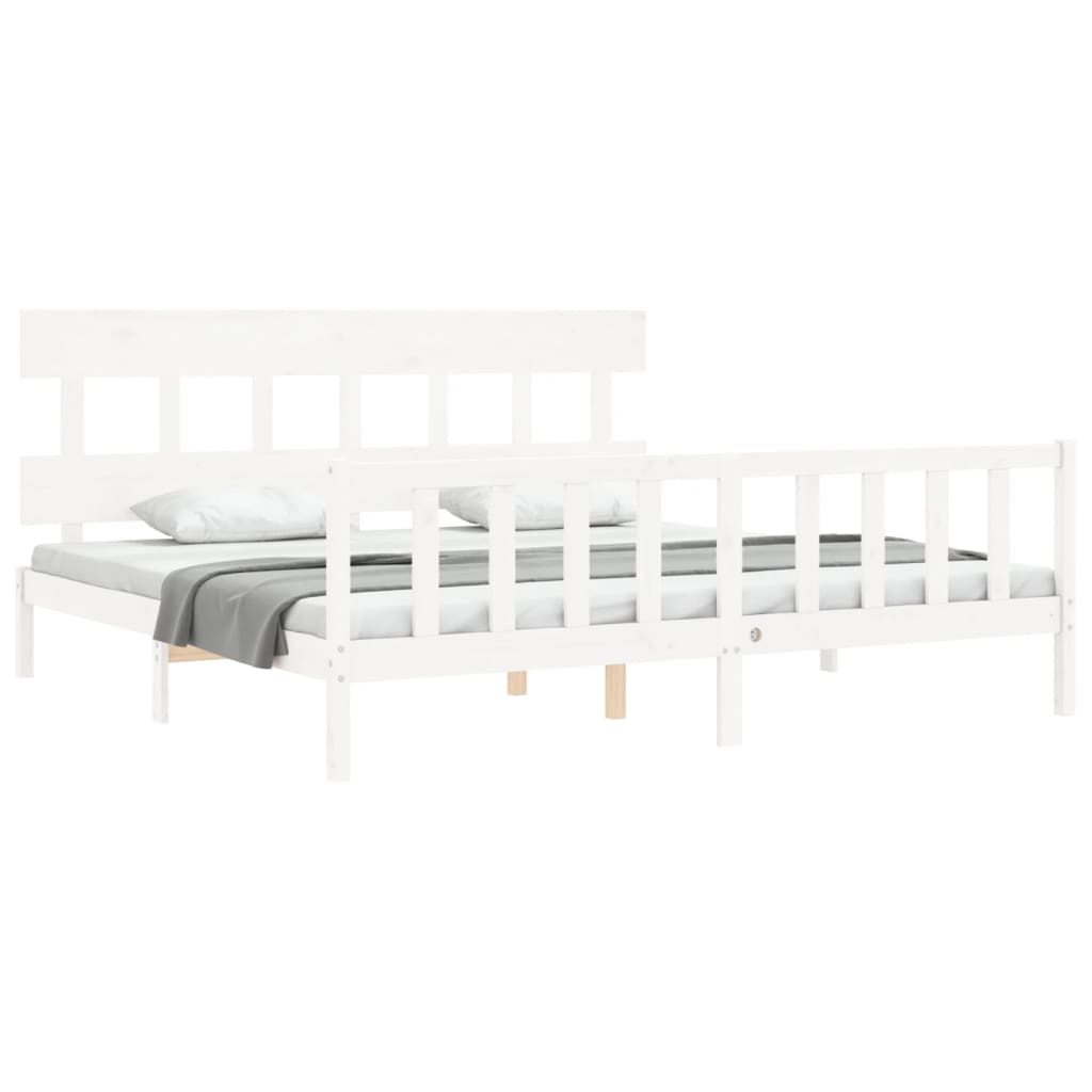 8720845985226_g_en_hd_2 vidaXL Bed Frame without Mattress White 183x203 cm King Solid Wood Pine - Image 4