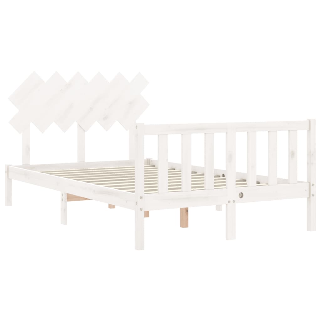 8720845986124_g_en_hd_3 vidaXL Bed Frame without Mattress White 135x190 cm Solid Wood Pine - Image 5