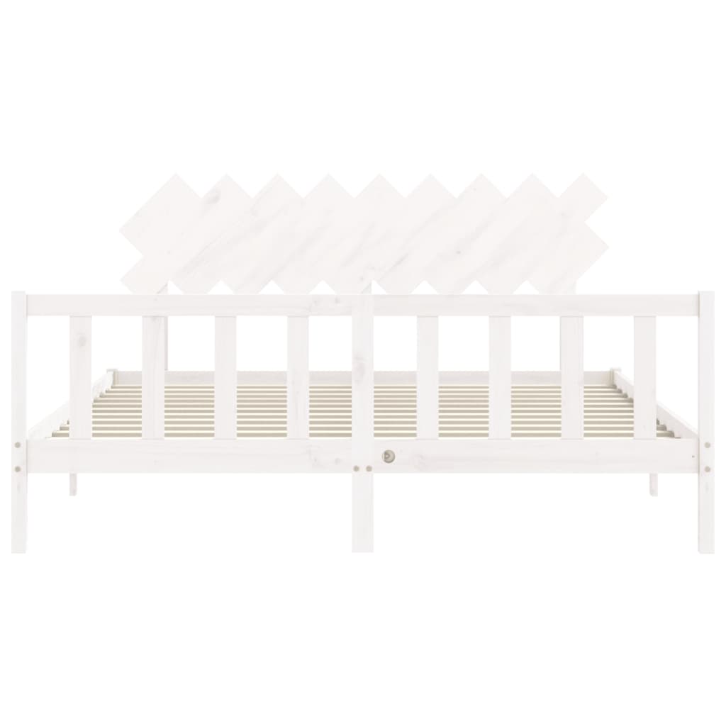 8720845986520_g_en_hd_4 vidaXL Bed Frame without Mattress White 183x203 cm King Solid Wood Pine - Image 6