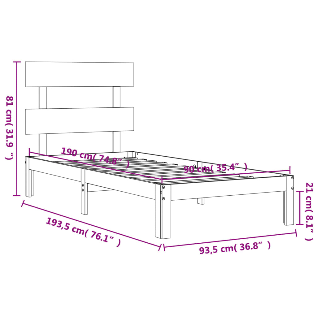8720845986667_g_en_hd_10 vidaXL Bed Frame without Mattress 90x190 cm Solid Wood Pine - Image 12