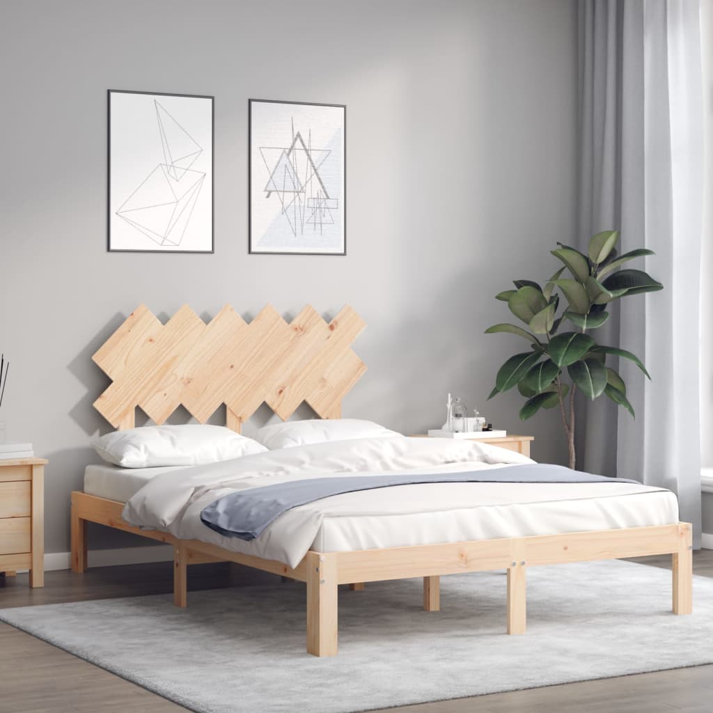 8720845988715_g_en_hd_2 vidaXL Bed Frame without Mattress 135x190 cm Solid Wood Pine - Image 4