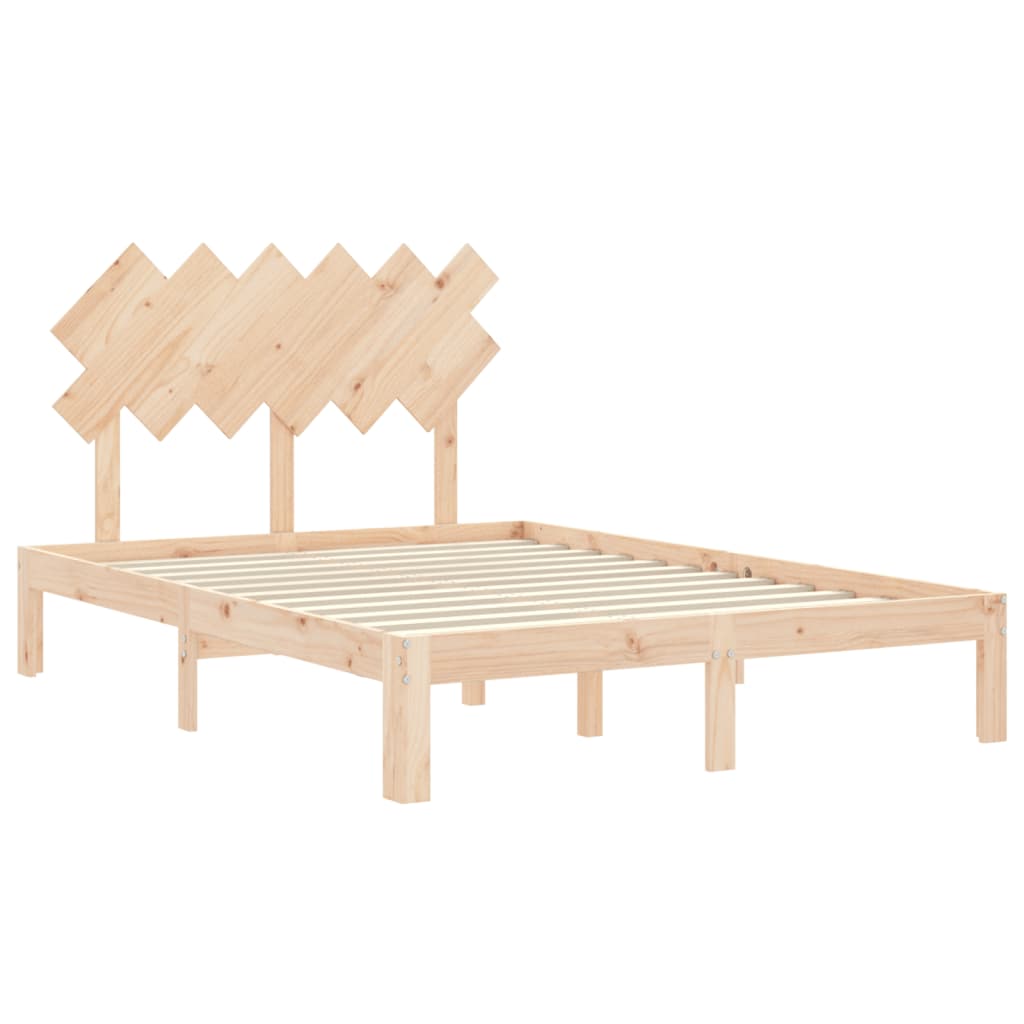 8720845988715_g_en_hd_3 vidaXL Bed Frame without Mattress 135x190 cm Solid Wood Pine - Image 5