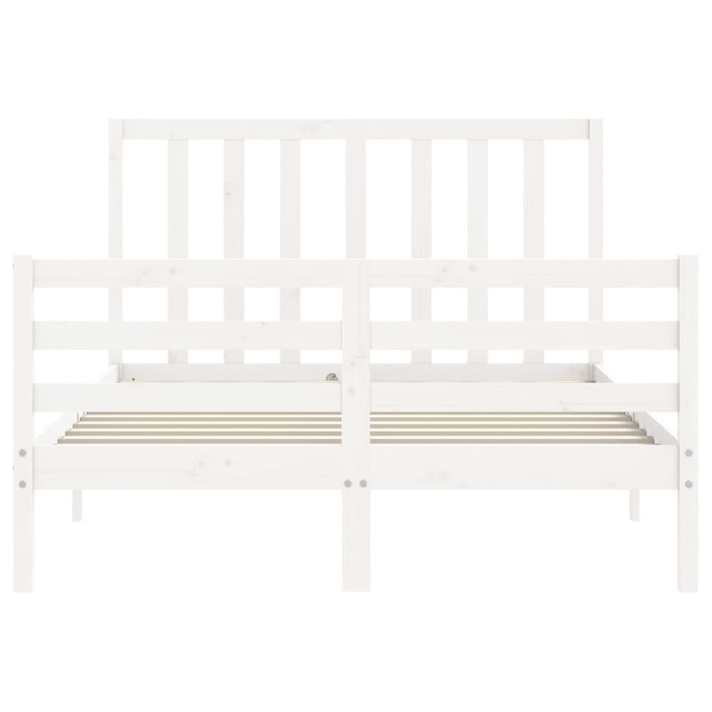 8720845989378_g_en_hd_4 vidaXL Bed Frame without Mattress White 135x190 cm Solid Wood Pine - Image 6