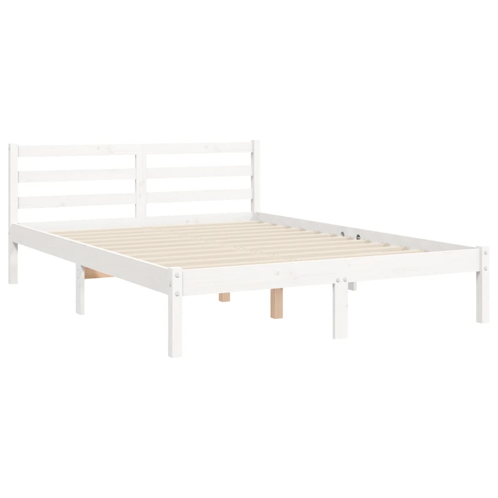8720845989378_g_en_hd_7 vidaXL Bed Frame without Mattress White 135x190 cm Solid Wood Pine - Image 9