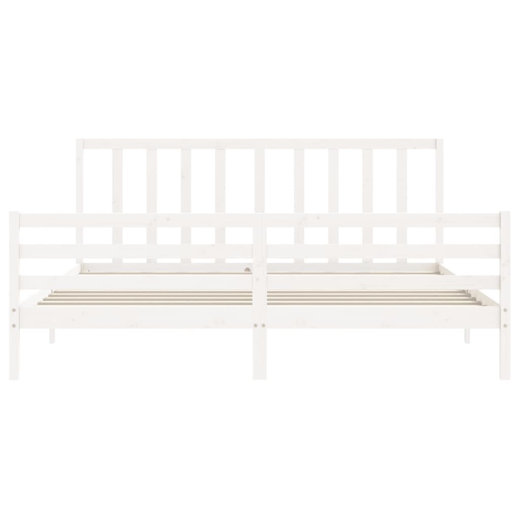 8720845989774_g_en_hd_4 vidaXL Bed Frame without Mattress White 183x203 cm King Solid Wood Pine - Image 6