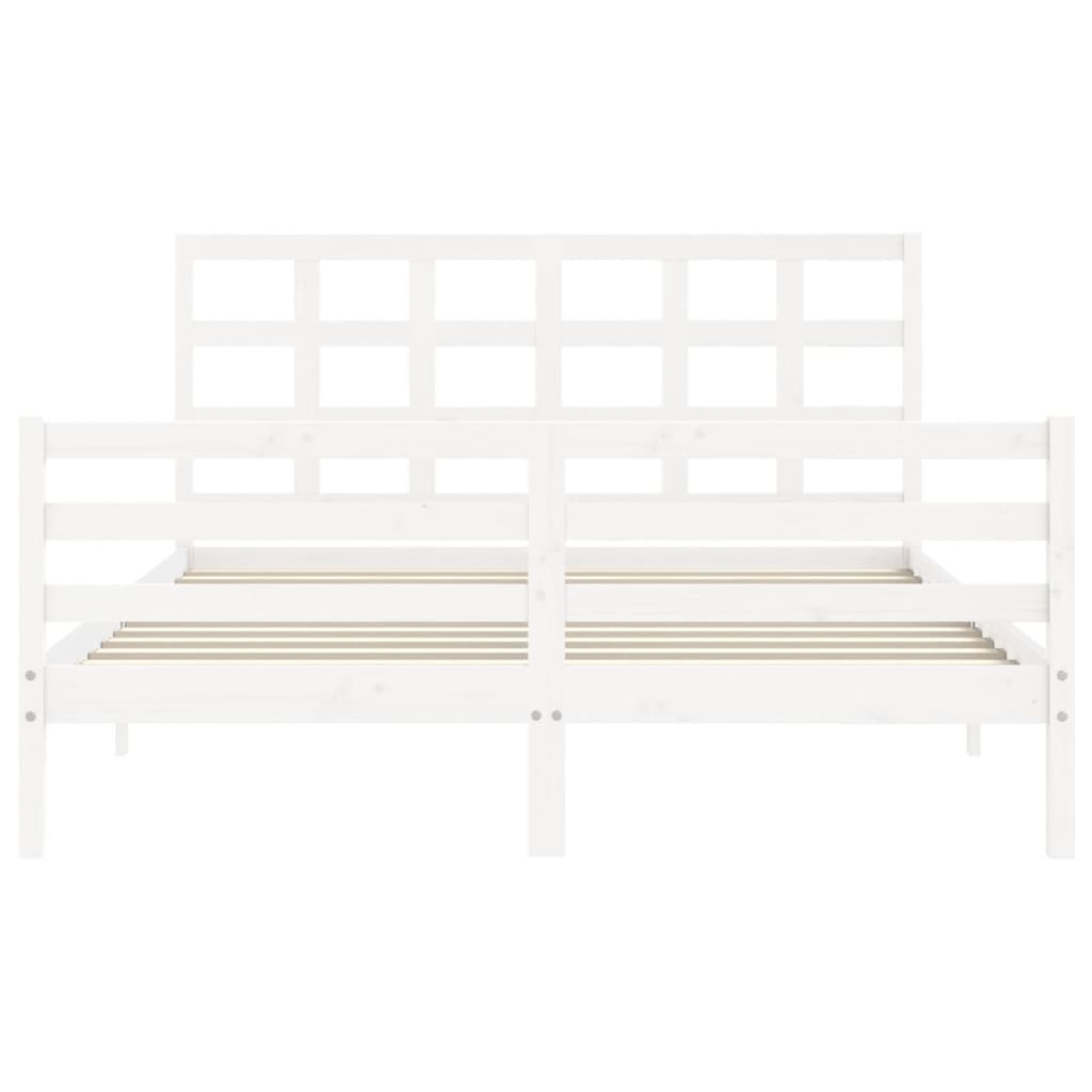 8720845991623_g_en_hd_4 vidaXL Bed Frame without Mattress White 150x200 cm Solid Wood - Image 6