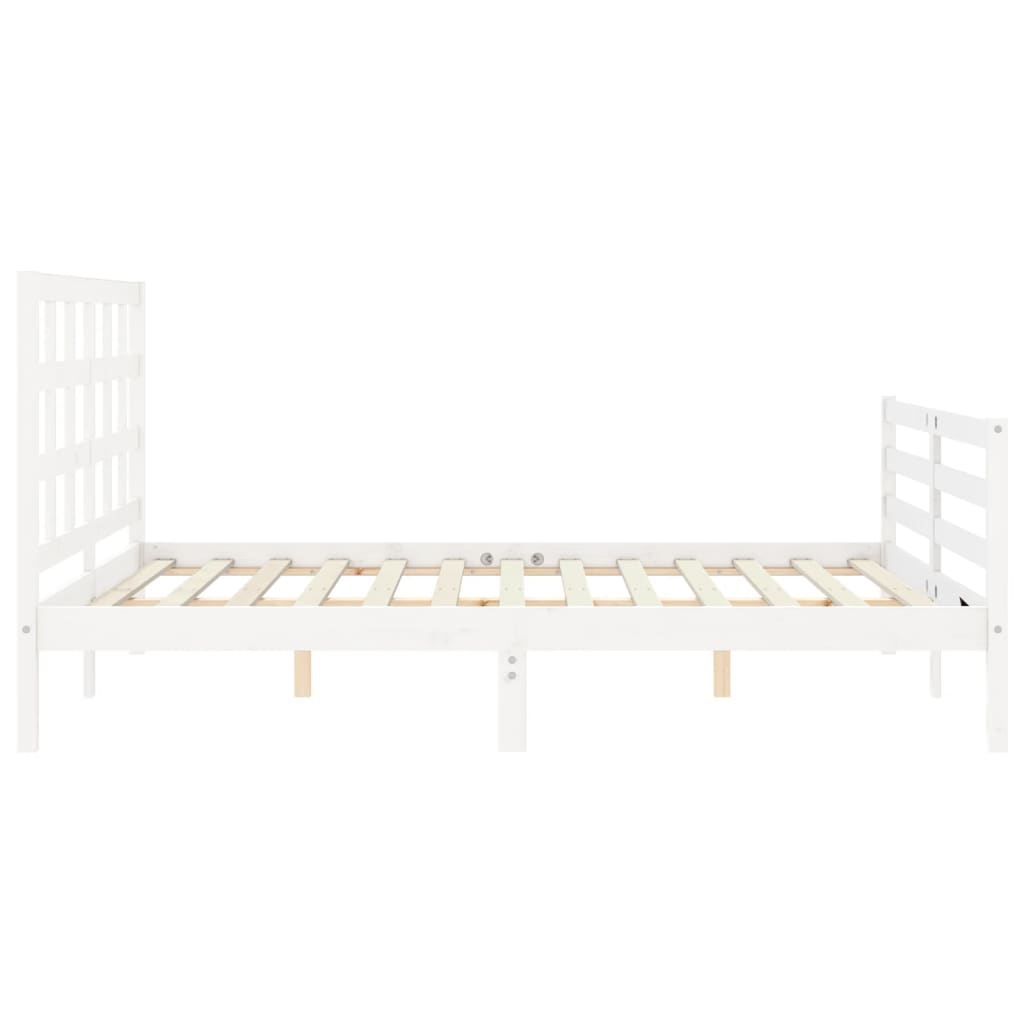 8720845991623_g_en_hd_5 vidaXL Bed Frame without Mattress White 150x200 cm Solid Wood - Image 7