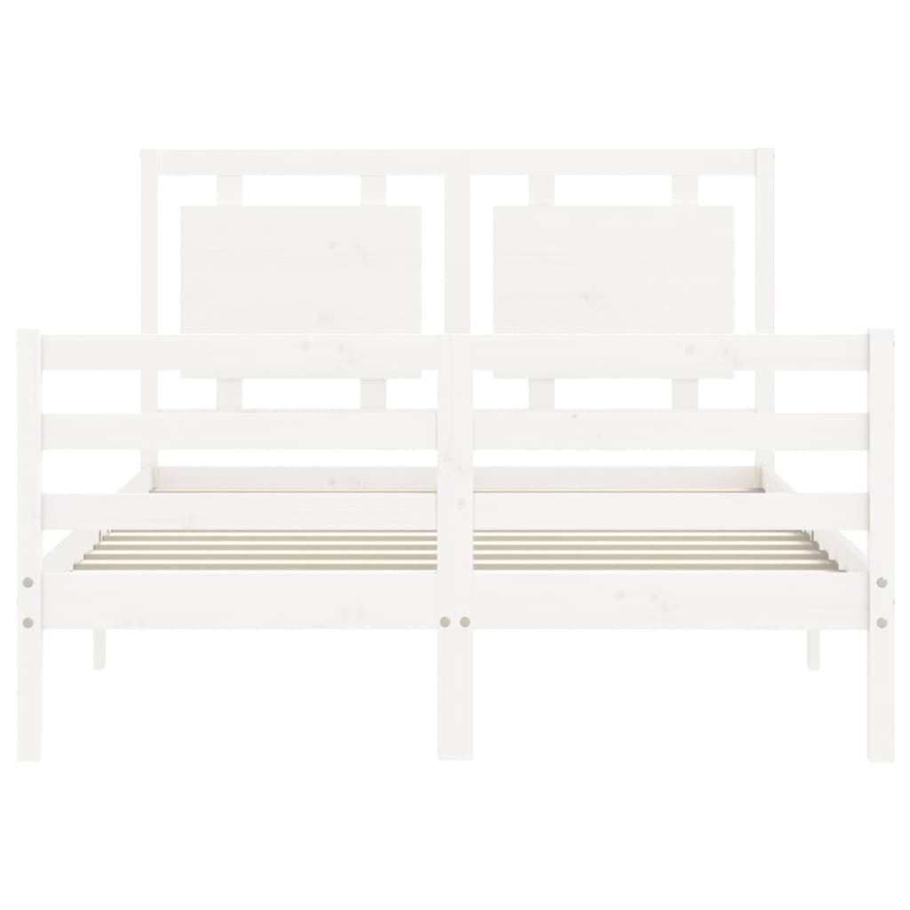 8720845991975_g_en_hd_4 vidaXL Bed Frame without Mattress White 135x190 cm Solid Wood - Image 6