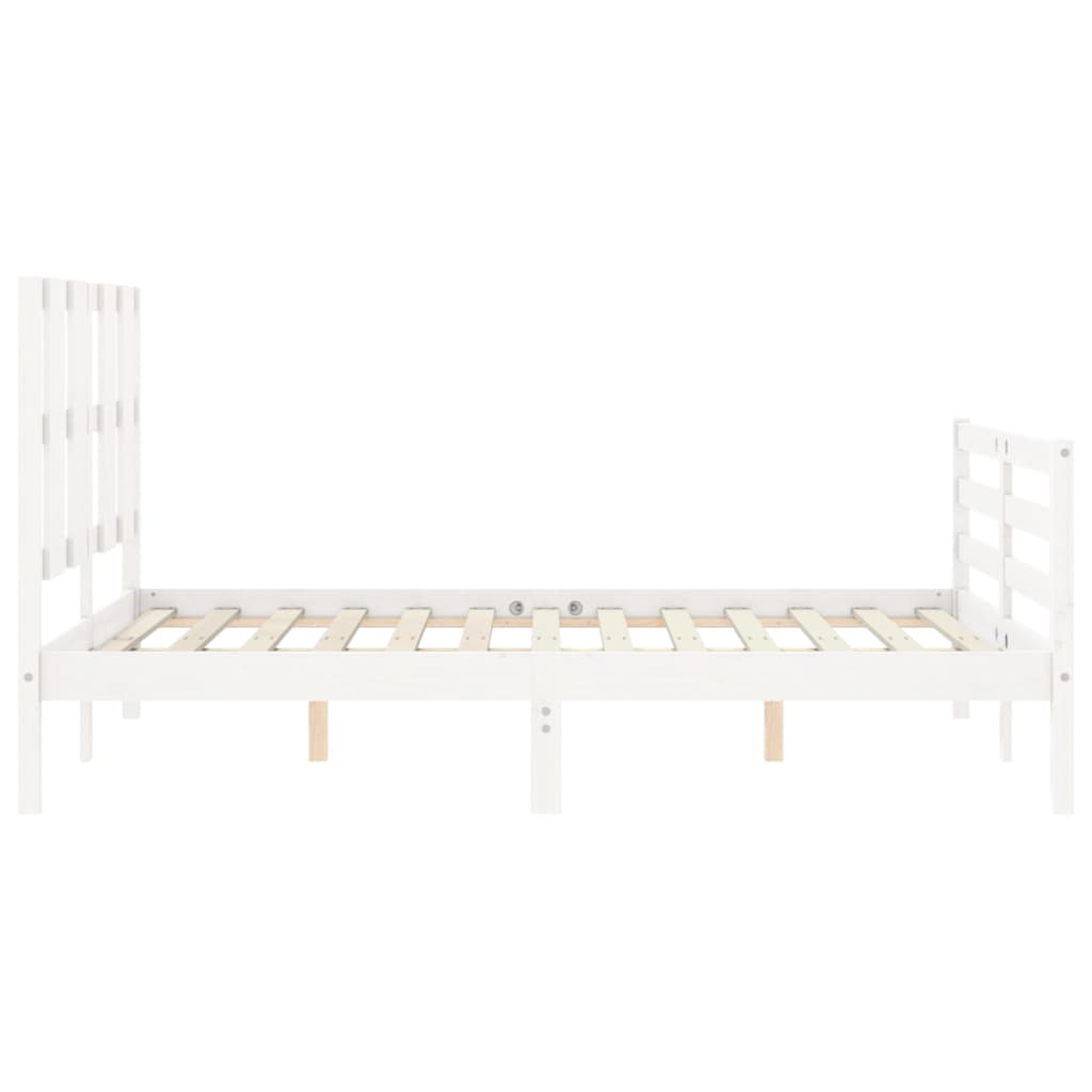 8720845992620_g_en_hd_4 vidaXL Bed Frame without Mattress White 135x190 cm Solid Wood - Image 6