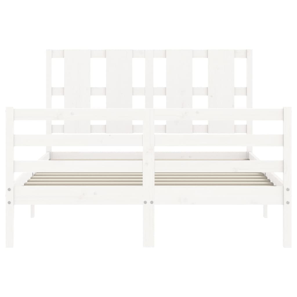 8720845992620_g_en_hd_5 vidaXL Bed Frame without Mattress White 135x190 cm Solid Wood - Image 7
