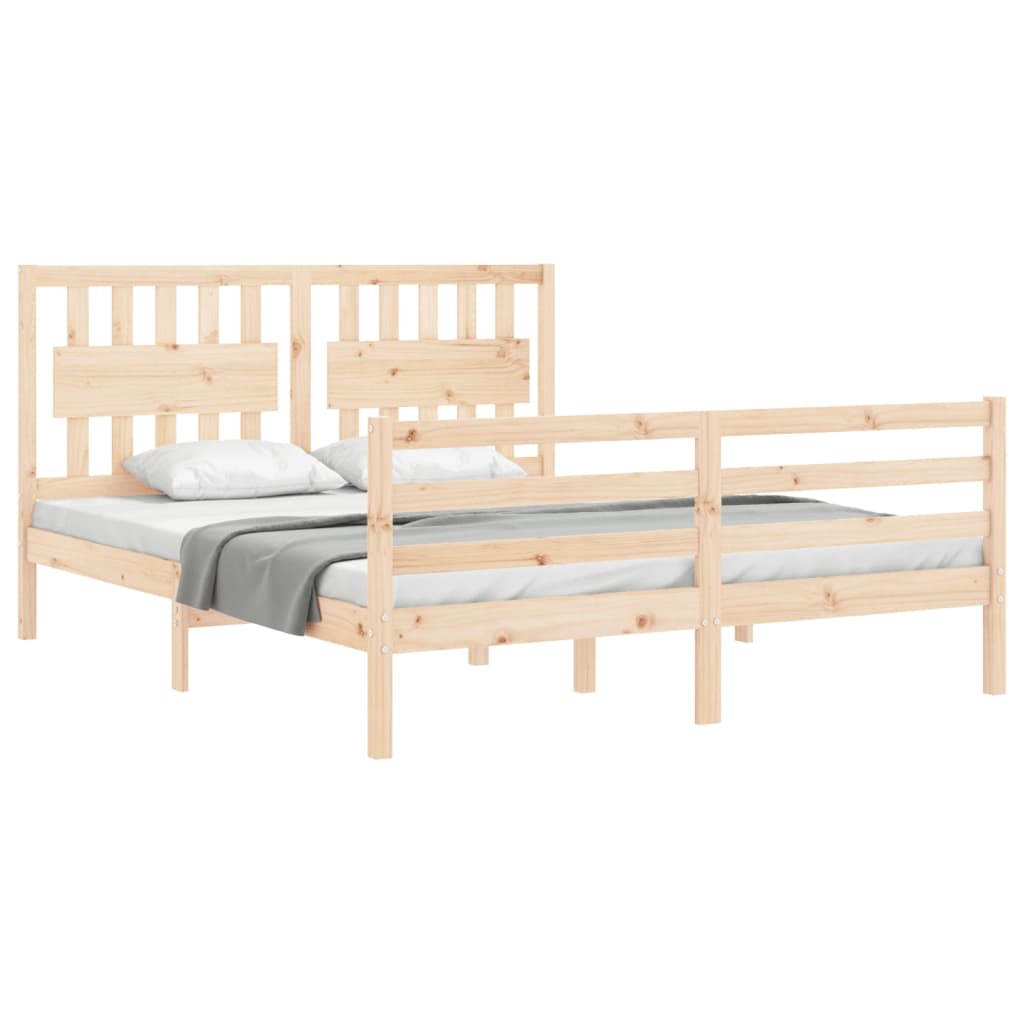 8720845994860_g_en_hd_2 vidaXL Bed Frame without Mattress 150x200 cm Solid Wood - Image 4