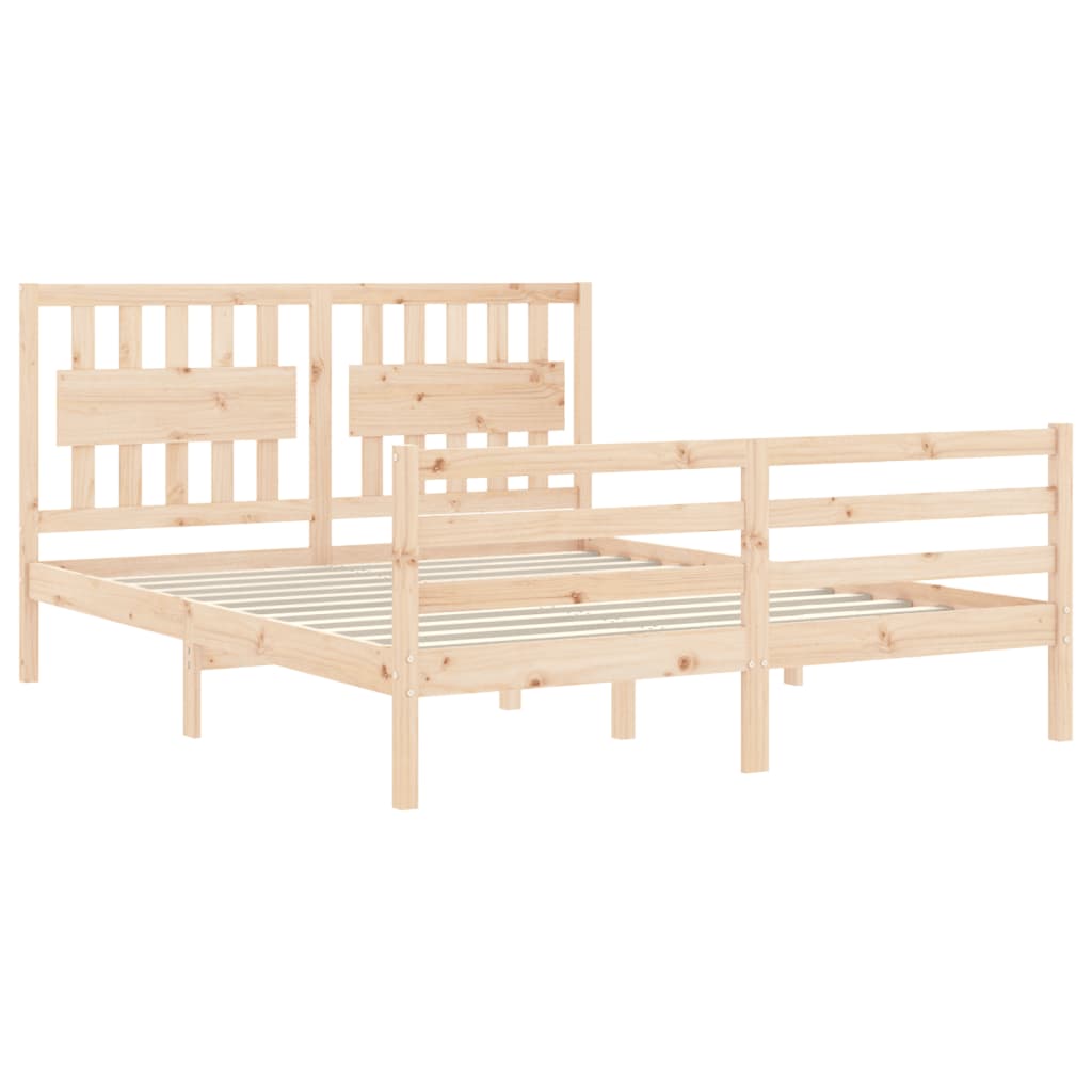 8720845994860_g_en_hd_3 vidaXL Bed Frame without Mattress 150x200 cm Solid Wood - Image 5