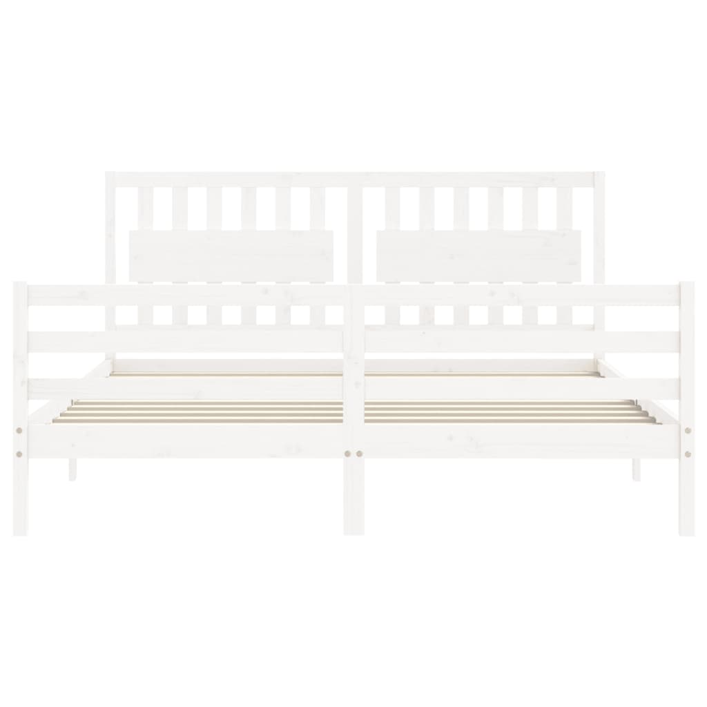 8720845994976_g_en_hd_5 vidaXL Bed Frame without Mattress White 183x203 cm King Solid Wood - Image 7