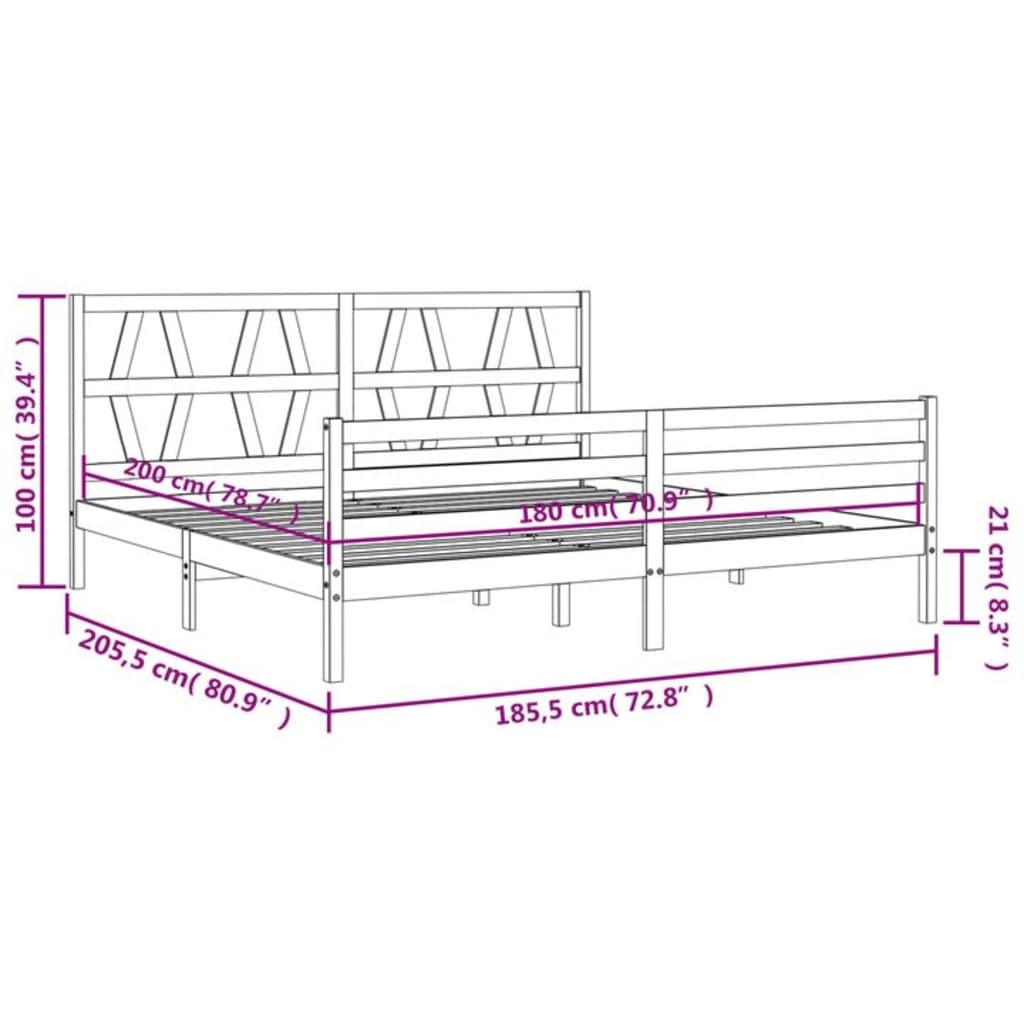 8720845995621_g_en_hd_10 vidaXL Bed Frame without Mattress White 183x203 cm King Solid Wood - Image 12