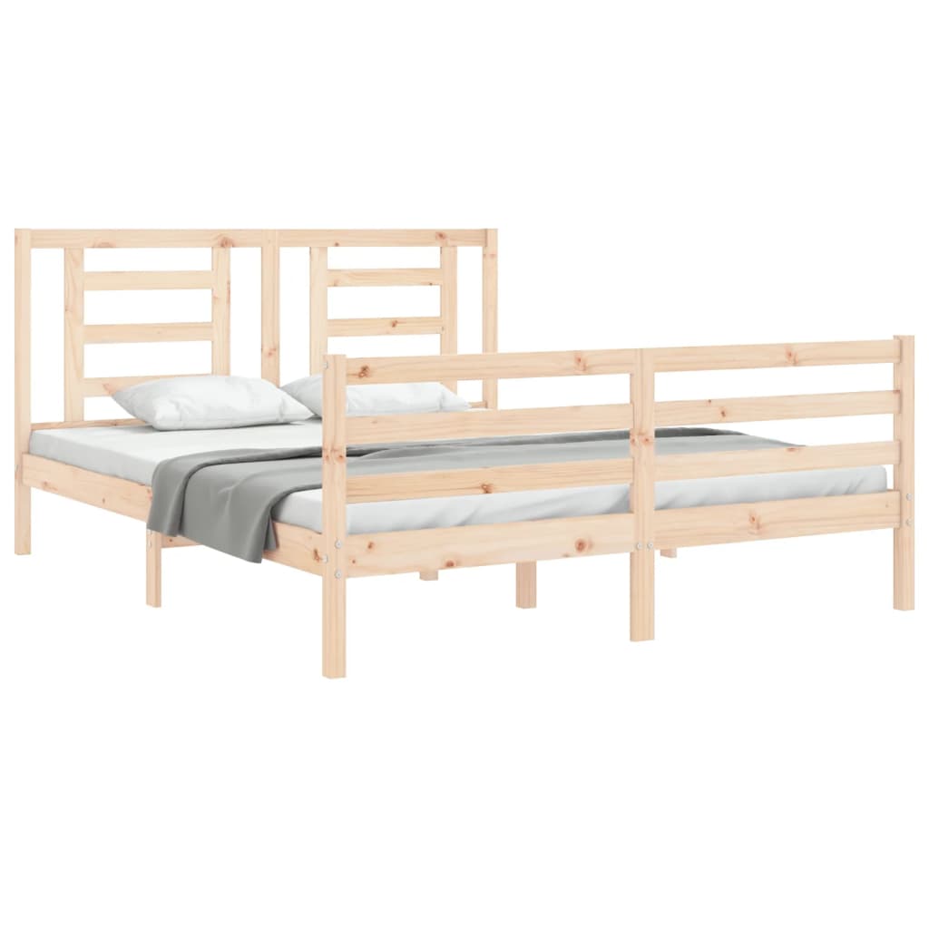 8720845998769_g_en_hd_2 vidaXL Bed Frame without Mattress 150x200 cm Solid Wood - Image 4