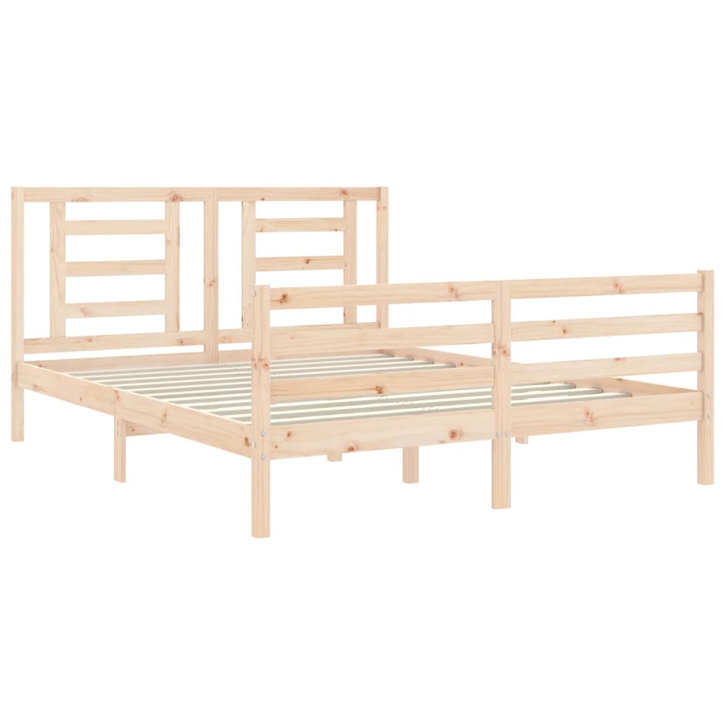 8720845998769_g_en_hd_3 vidaXL Bed Frame without Mattress 150x200 cm Solid Wood - Image 5