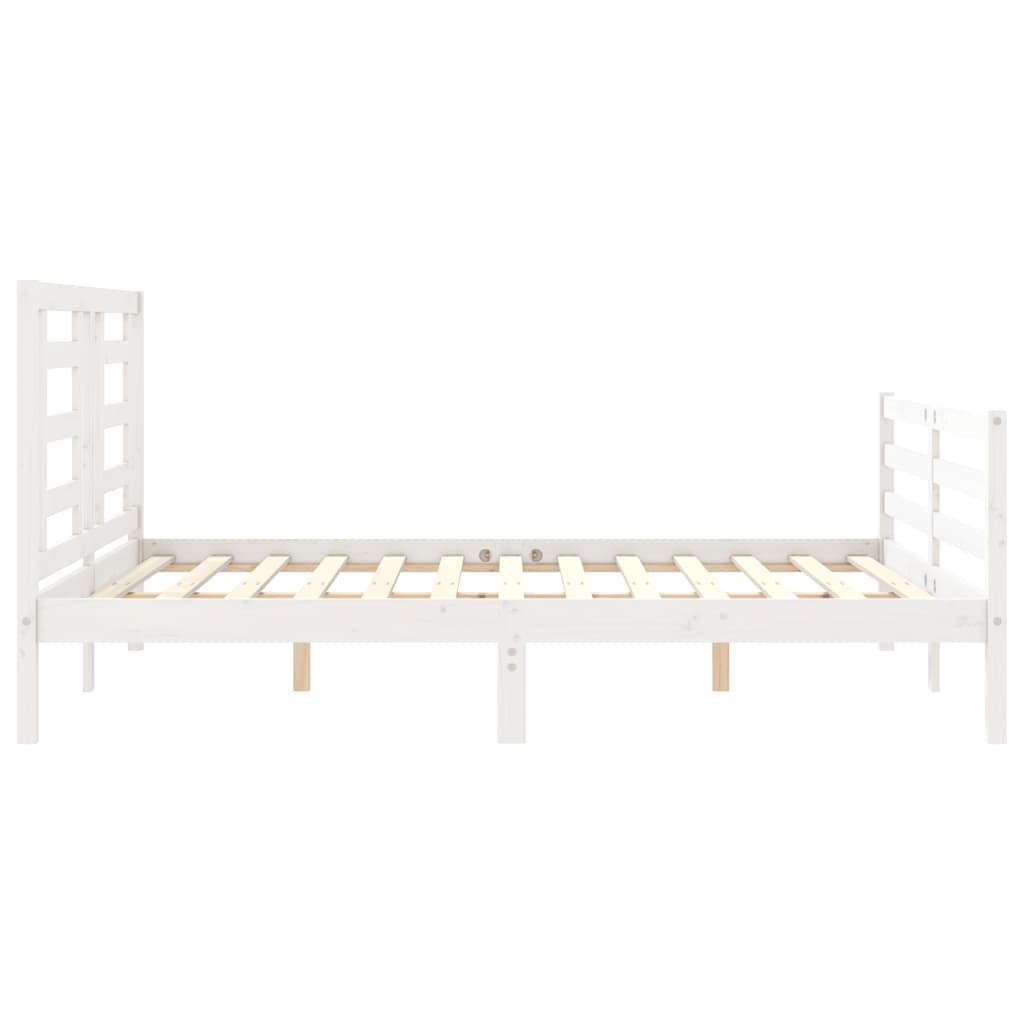 8720845998776_g_en_hd_5 vidaXL Bed Frame without Mattress White 150x200 cm Solid Wood - Image 7