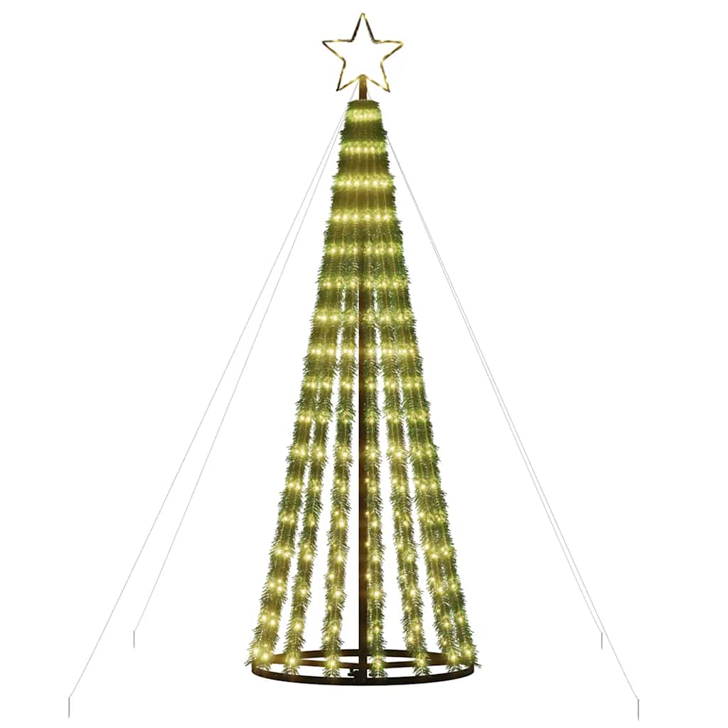 8721012042100_g_en_hd_2 vidaXL LED Christmas Tree 275 LEDs Warm White 180 cm - Image 4