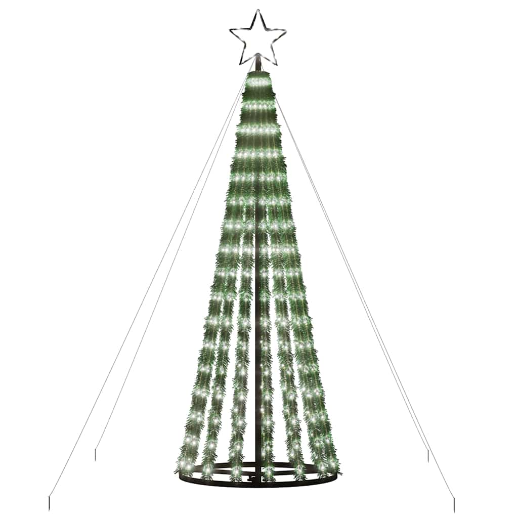 8721012042117_g_en_hd_2 vidaXL LED Christmas Tree 275 LEDs Cold White 180 cm - Image 4