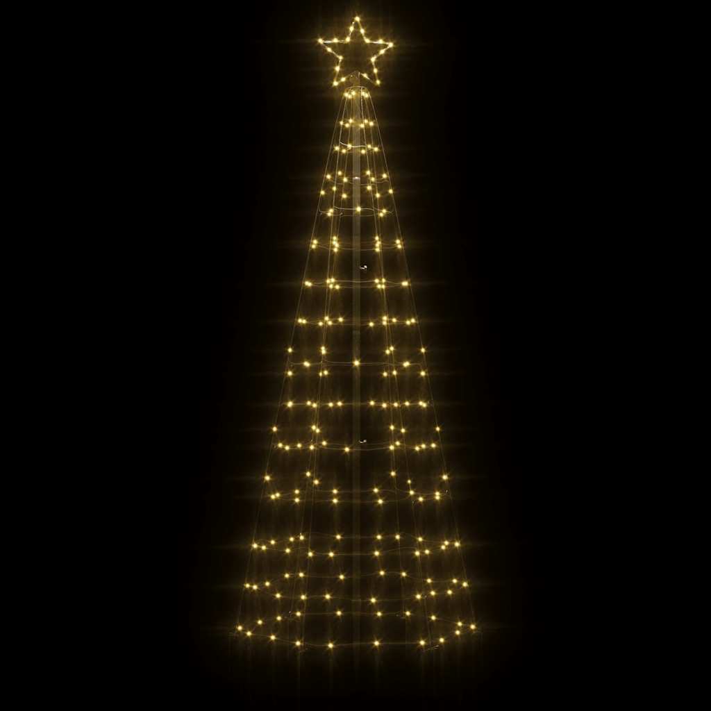 8721012042261_g_en_hd_1 vidaXL LED Christmas Tree with Spikes 220 LEDs Warm White 180 cm - Image 3