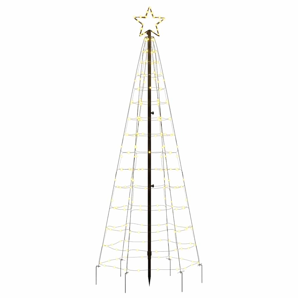 8721012042261_g_en_hd_2 vidaXL LED Christmas Tree with Spikes 220 LEDs Warm White 180 cm - Image 4
