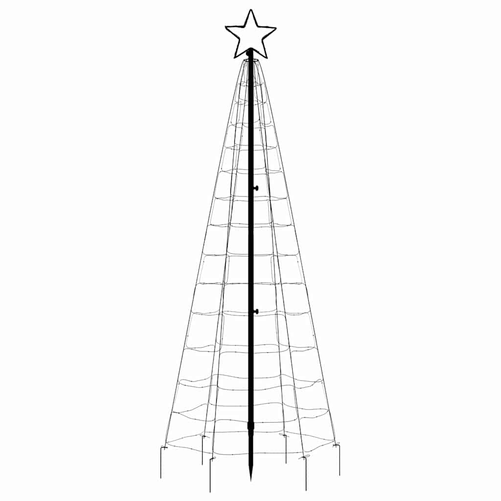 8721012042261_g_en_hd_3 vidaXL LED Christmas Tree with Spikes 220 LEDs Warm White 180 cm - Image 5