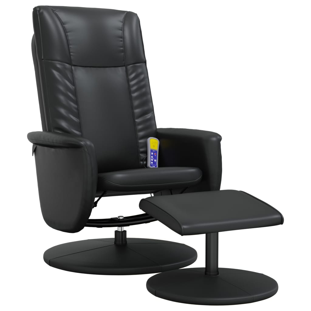 8721012043022_a_en_hd_1 vidaXL Massage Recliner Chair with Footstool Black Faux Leather - Image 2
