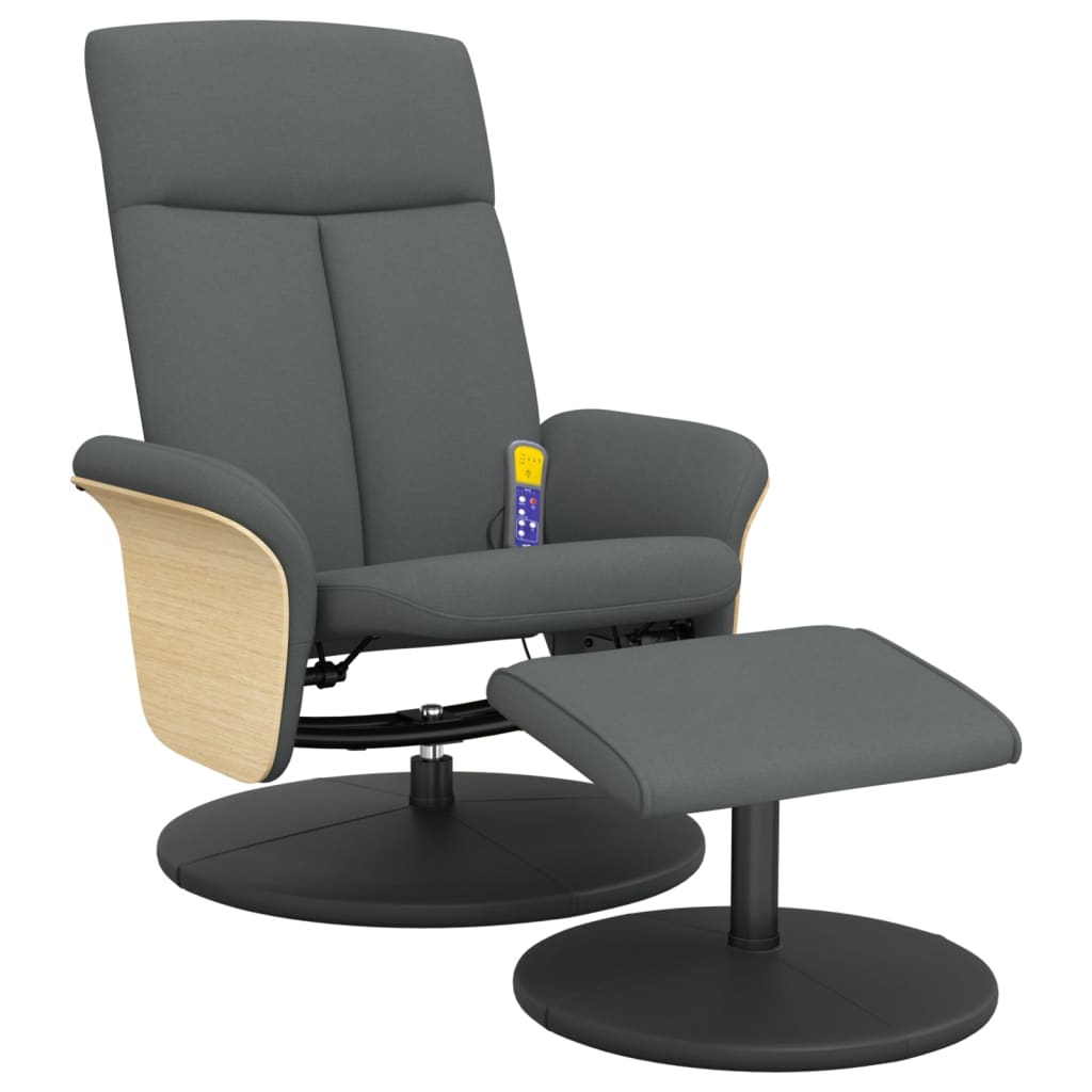 8721012043251_a_en_hd_1 vidaXL Massage Recliner Chair with Footstool Dark Grey Fabric - Image 2
