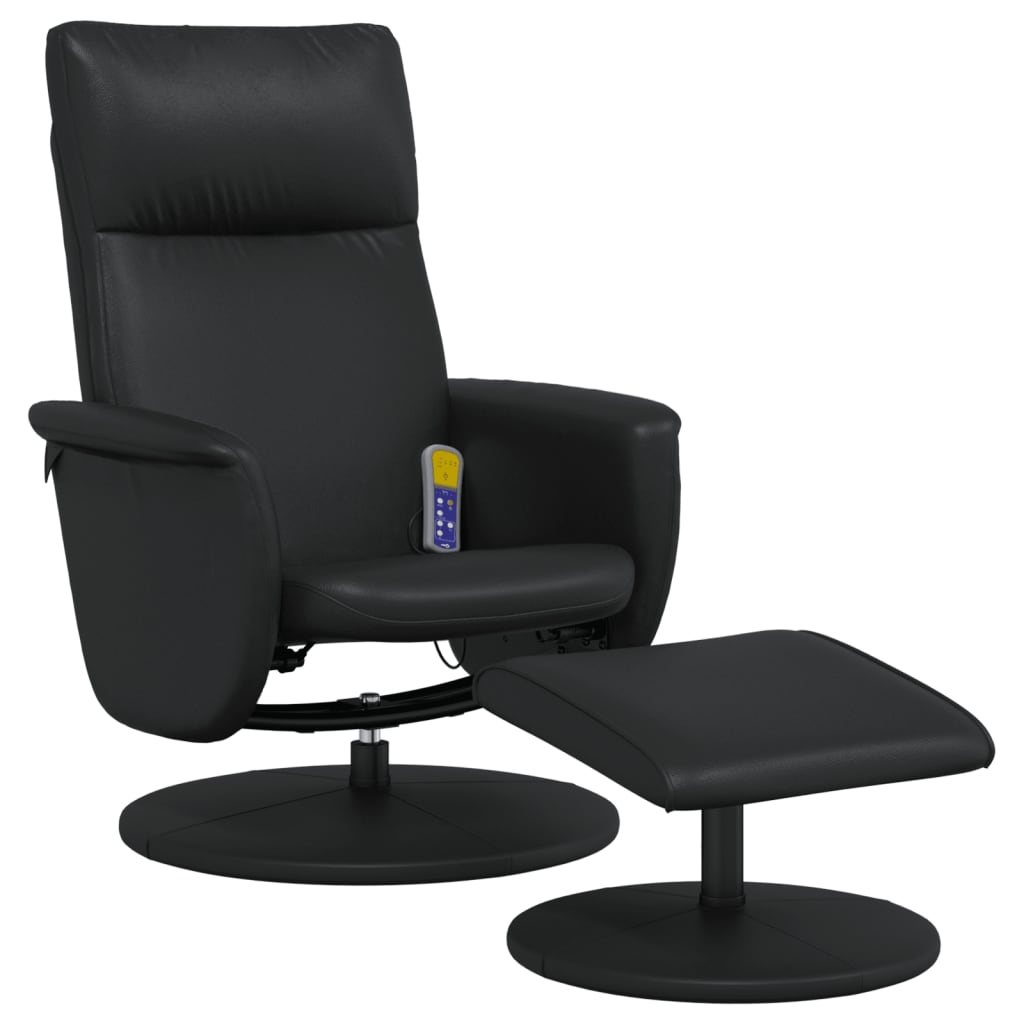 8721012043428_a_en_hd_1 vidaXL Massage Recliner Chair with Footstool Black Faux Leather - Image 2
