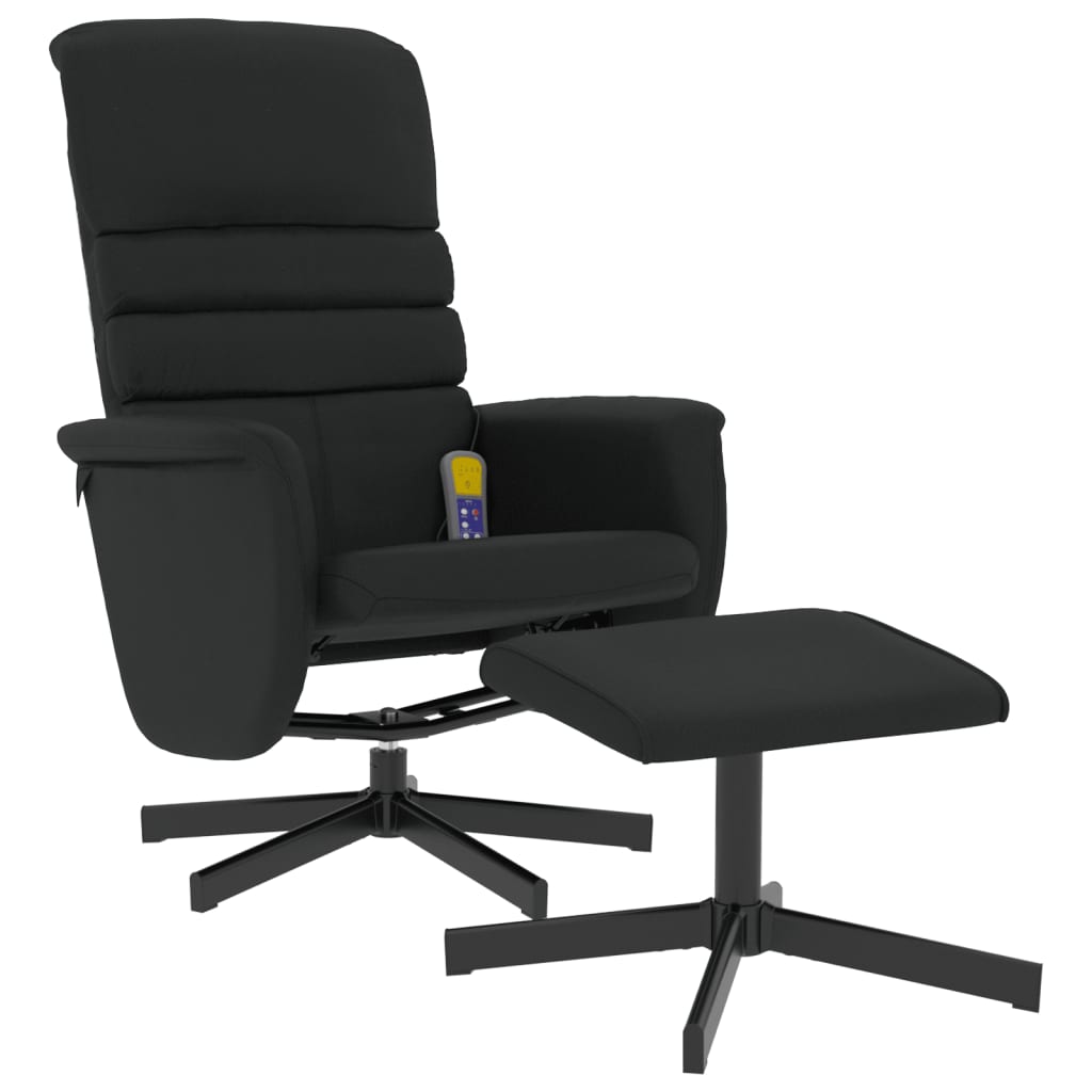 8721012044975_a_en_hd_1 vidaXL Massage Recliner Chair with Footstool Black Faux Leather - Image 2