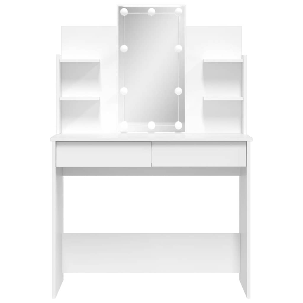 8721012045156_g_en_hd_1 vidaXL Dressing Table with LED Lights White 96x40x142 cm - Image 4