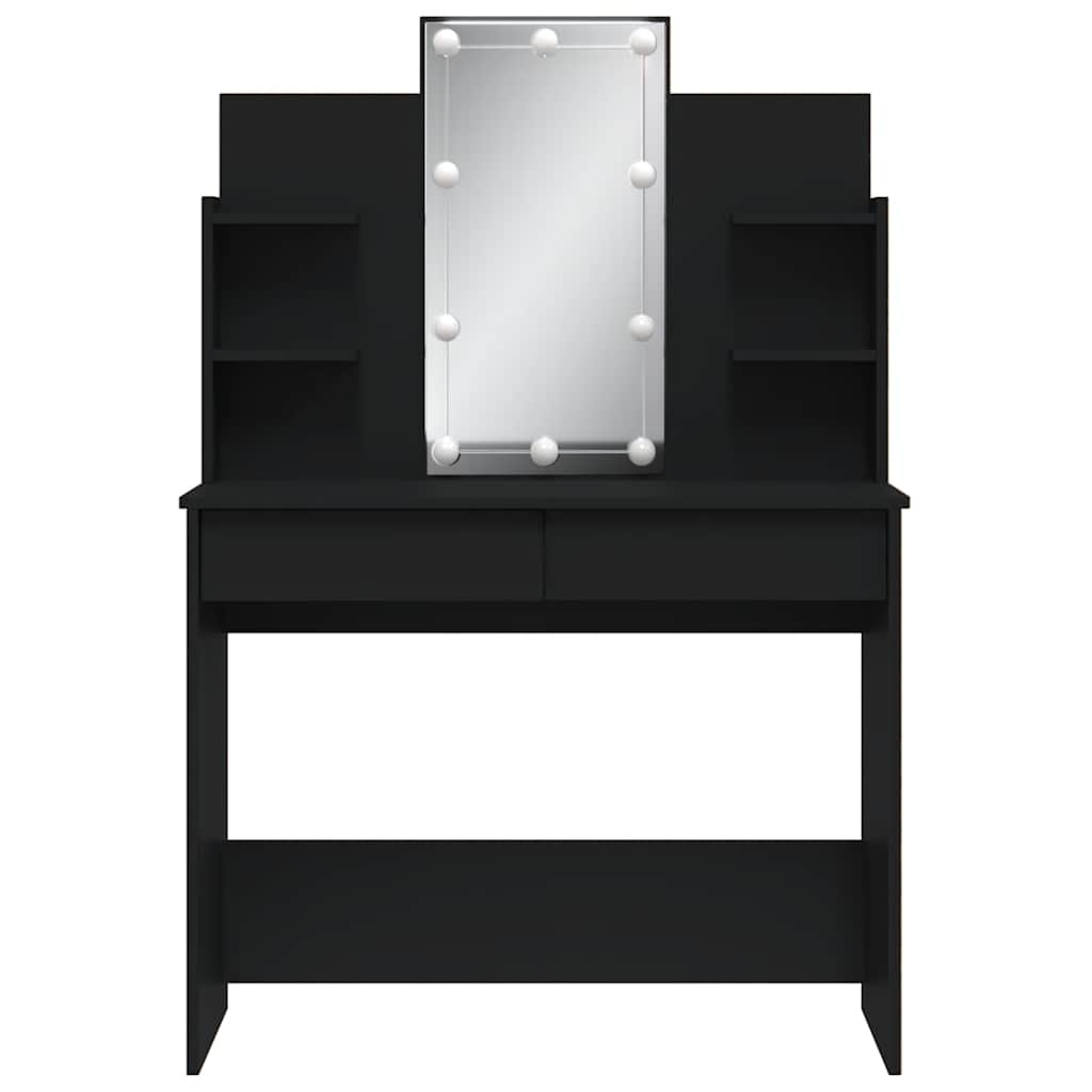 8721012045163_g_en_hd_1 vidaXL Dressing Table with LED Lights Black 96x40x142 cm - Image 4