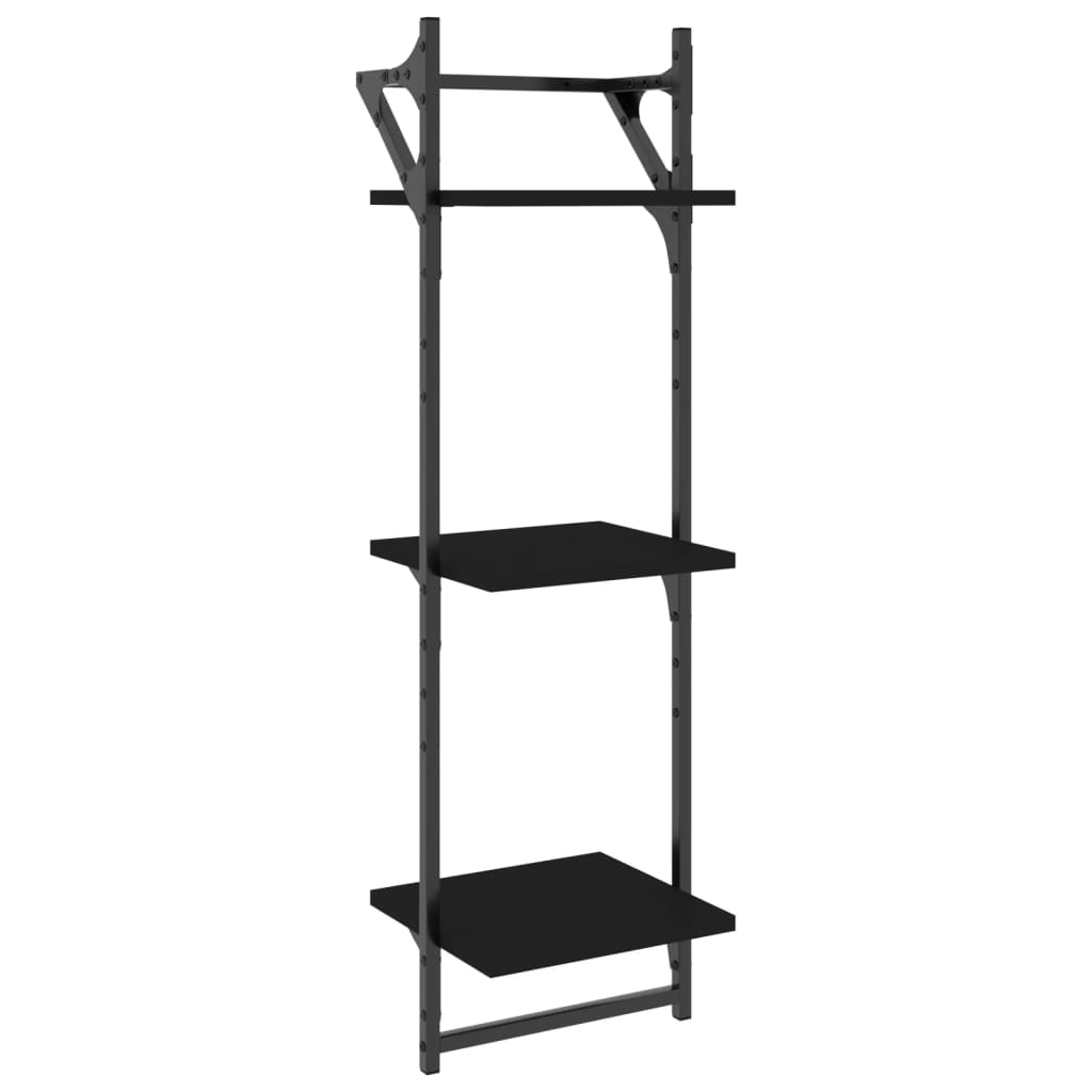 8721012046023_g_en_hd_5 vidaXL 6 Piece Wall Shelf Set with Bars Black Engineered Wood - Image 7