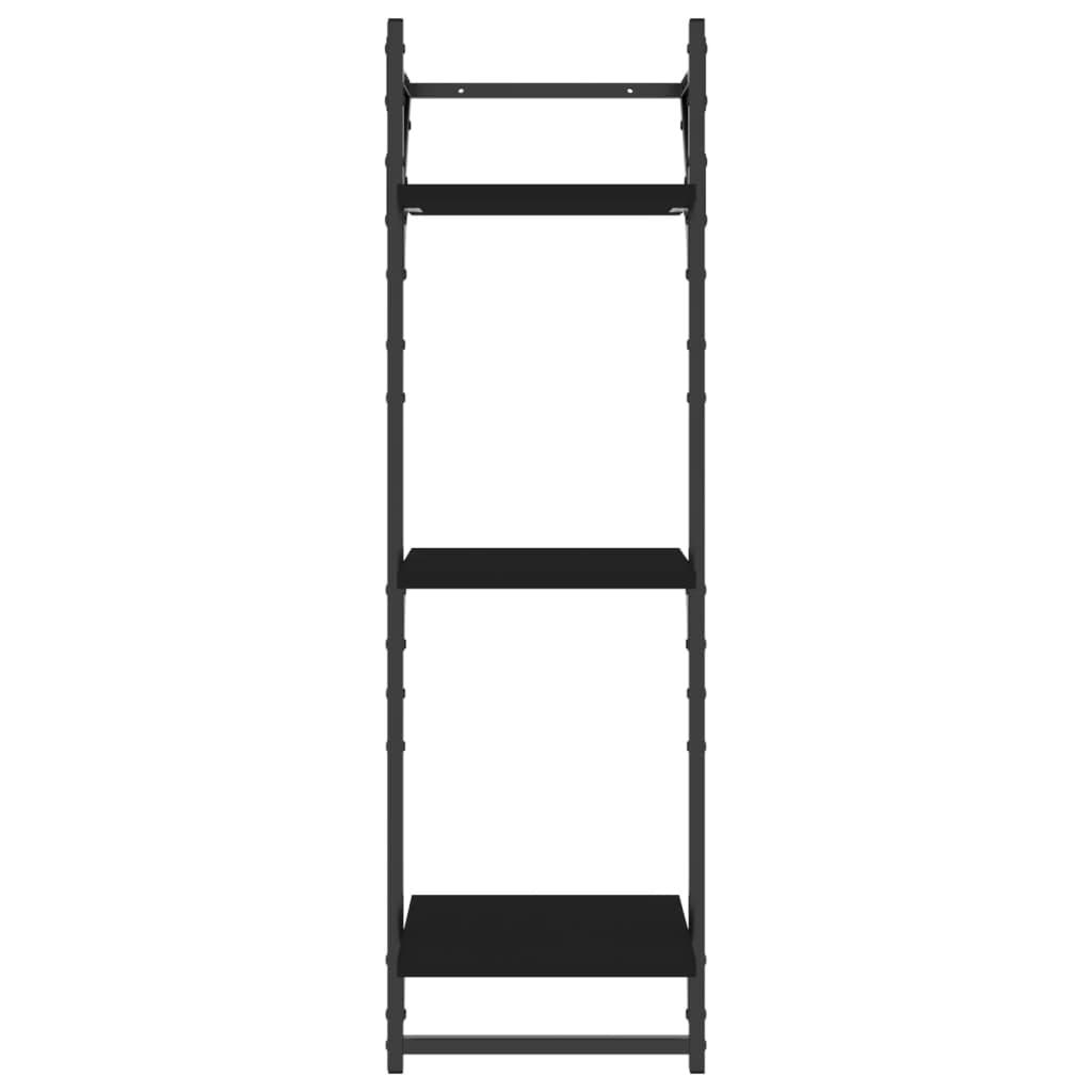 8721012046023_g_en_hd_6 vidaXL 6 Piece Wall Shelf Set with Bars Black Engineered Wood - Image 8
