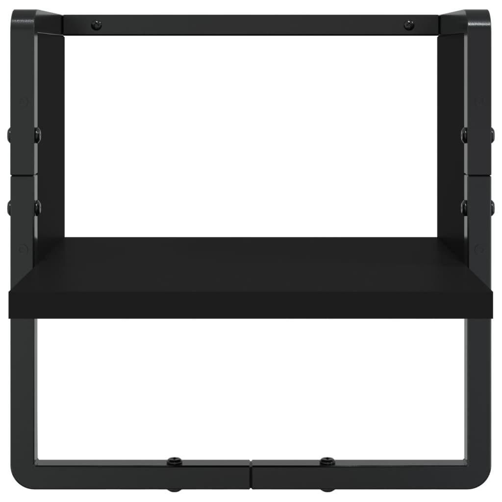 8721012046429_g_en_hd_3 vidaXL 4 Piece Wall Shelf Set with Bars Black Engineered Wood - Image 5