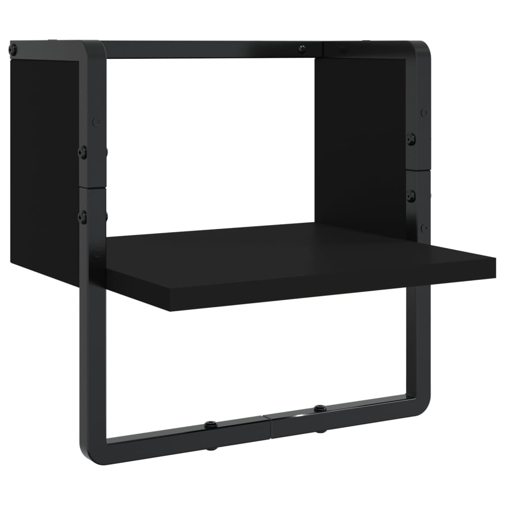 8721012046429_g_en_hd_4 vidaXL 4 Piece Wall Shelf Set with Bars Black Engineered Wood - Image 6