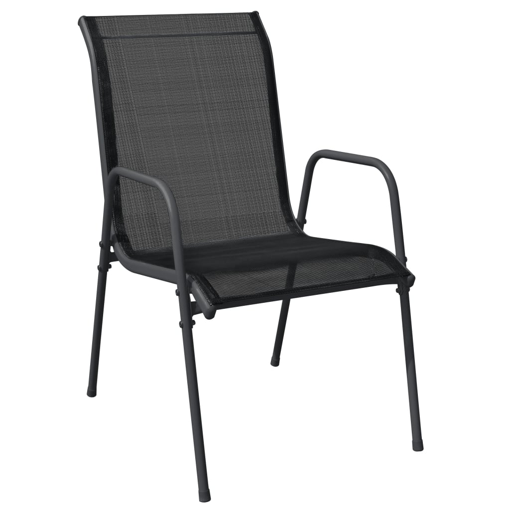 8721012049543_g_en_hd_1 vidaXL 5 Piece Garden Dining Set Black Steel and Textilene - Image 3