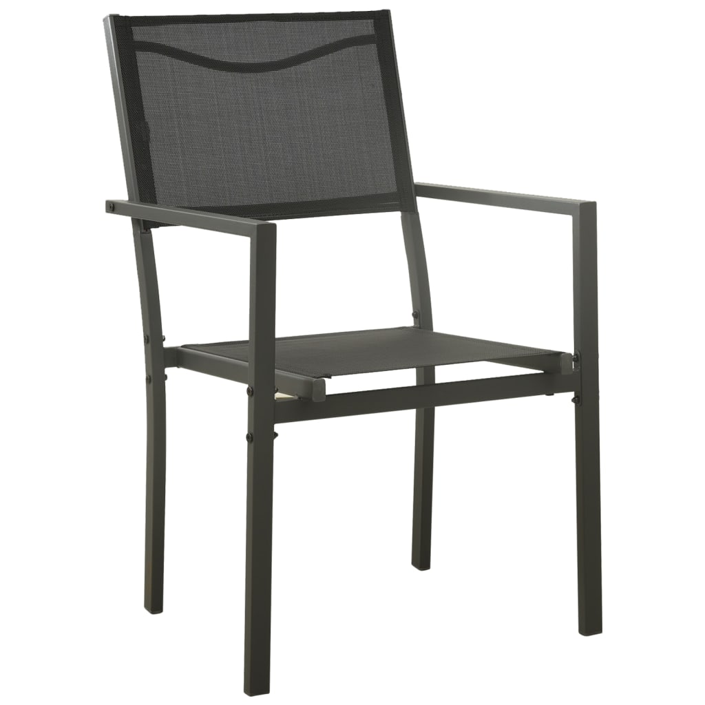 8721012049826_g_en_hd_1 vidaXL 5 Piece Garden Dining Set Black Steel and Textilene - Image 3
